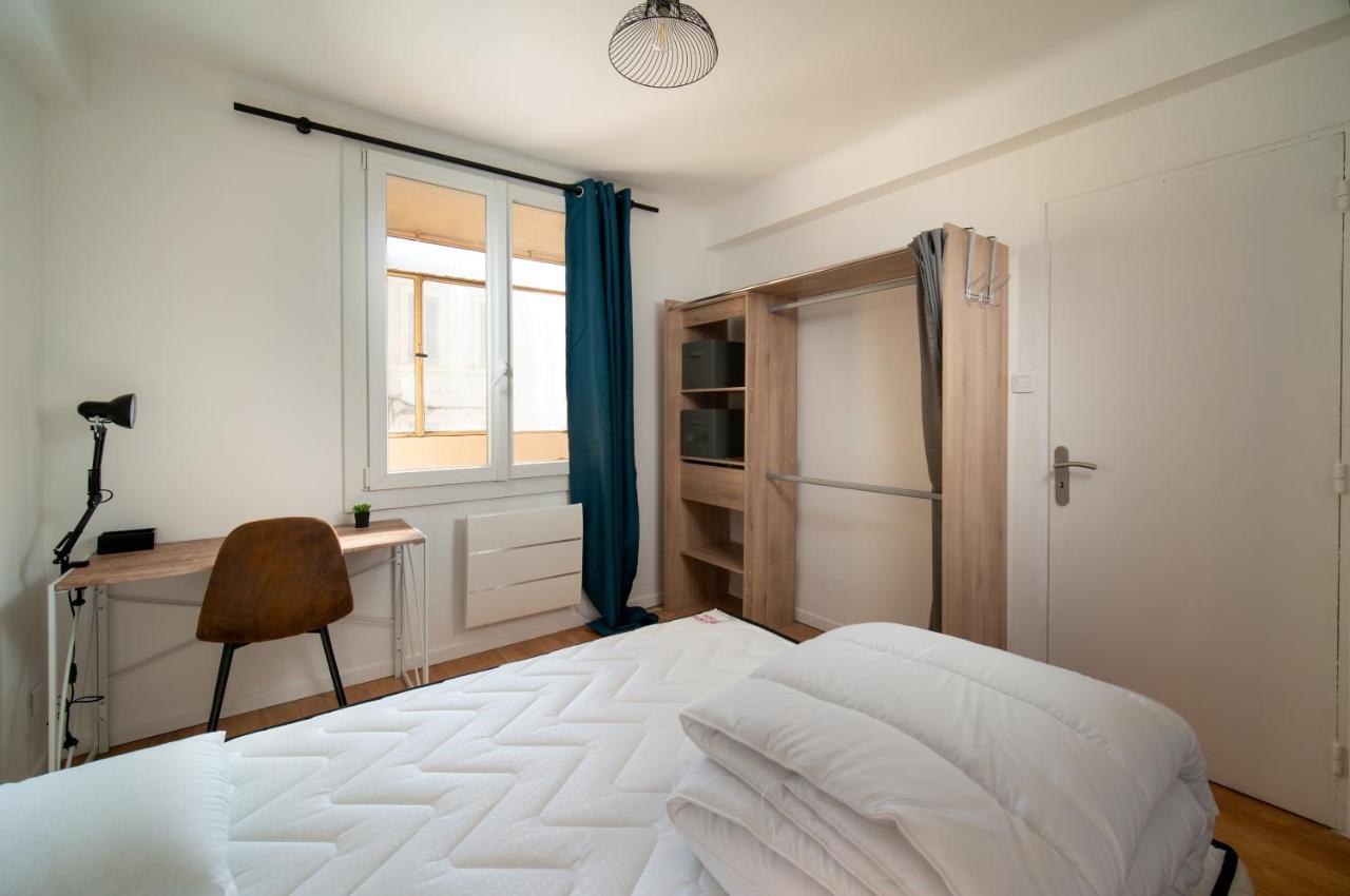 Grand Appartement 3 Chambres Avec Clim Et Balcon Marseilles Exterior foto